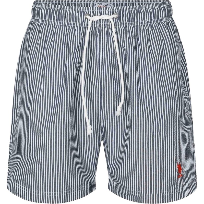 U.S. POLO ASSN. Plavecké šortky UMBRIGGS noční modrá / bílá
