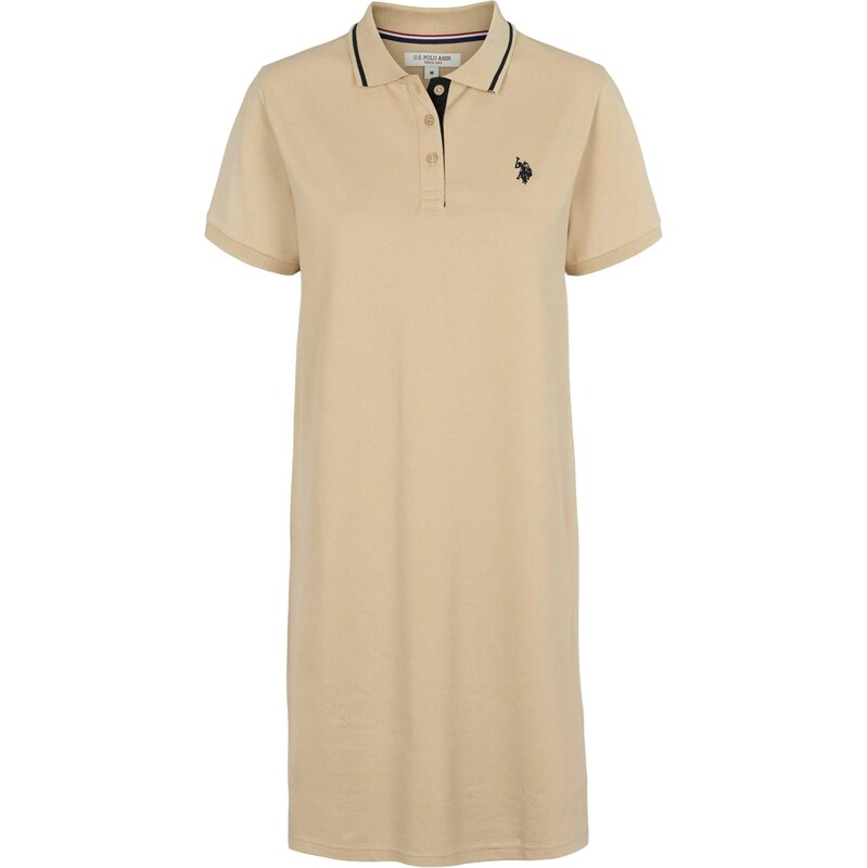 U.S. POLO ASSN. Košilové šaty UWIka offwhite