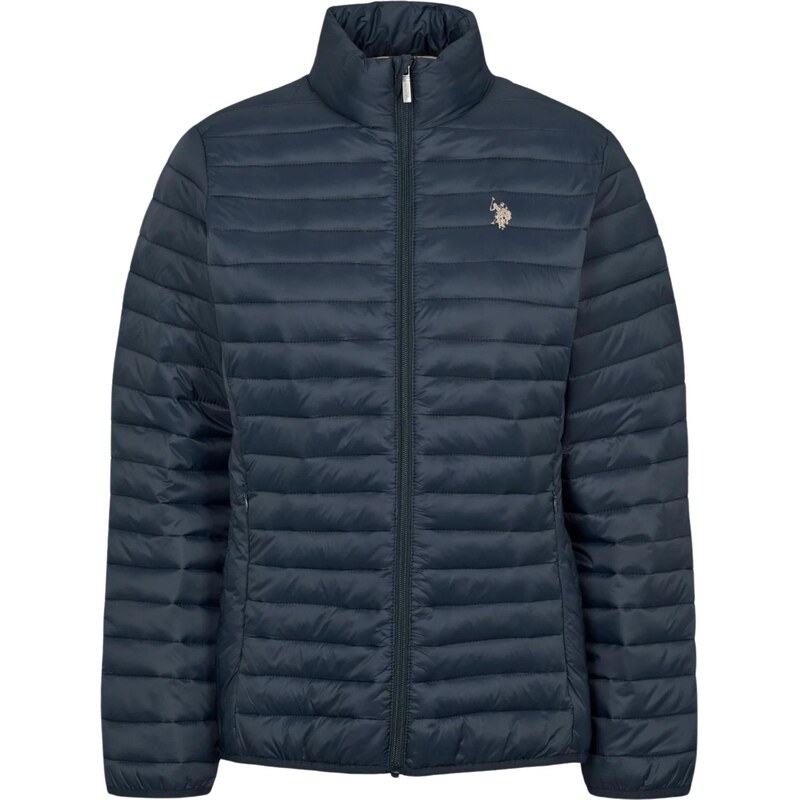 U.S. POLO ASSN. Přechodná bunda UWJoy béžová / tmavě modrá