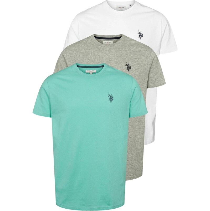 U.S. POLO ASSN. Tričko UMBetil námořnická modř / tyrkysová /