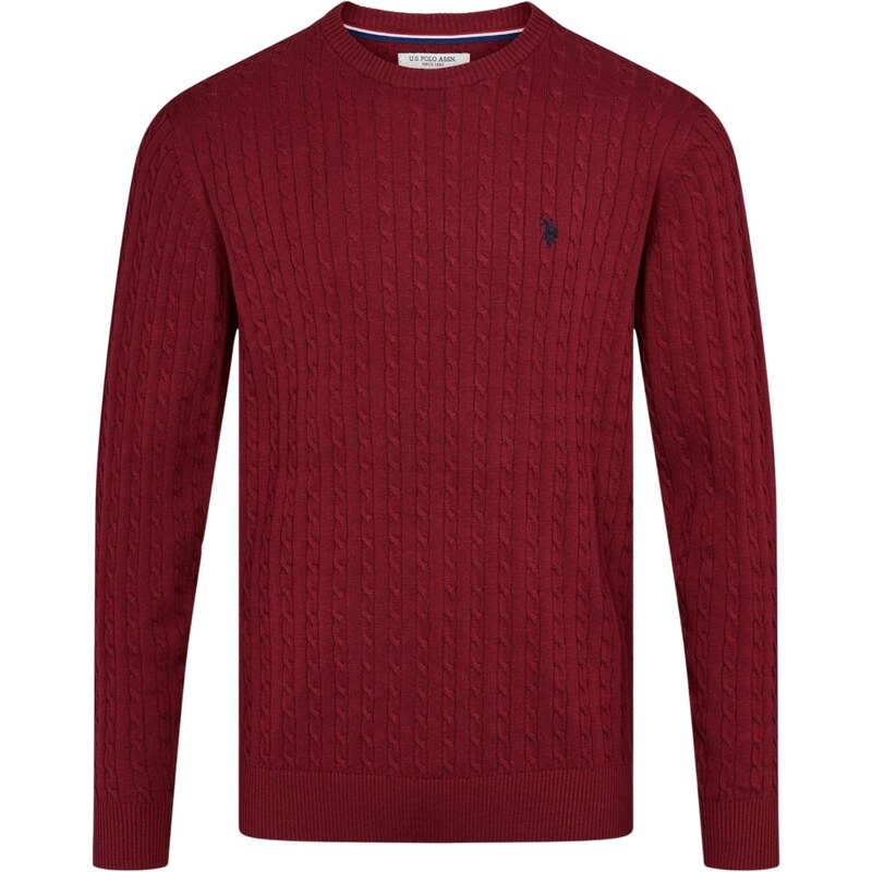 U.S. POLO ASSN. Svetr UMMads červená
