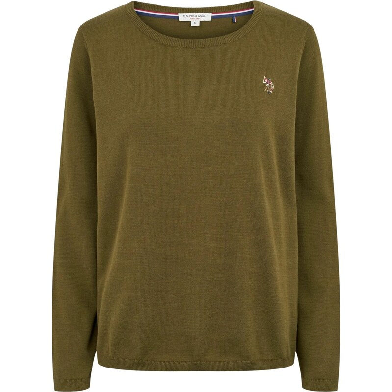 U.S. POLO ASSN. Svetr UWMay olivová