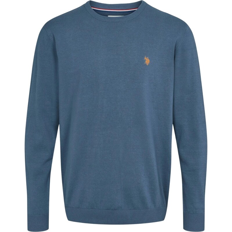 U.S. POLO ASSN. Svetr UMAdair indigo / žlutá