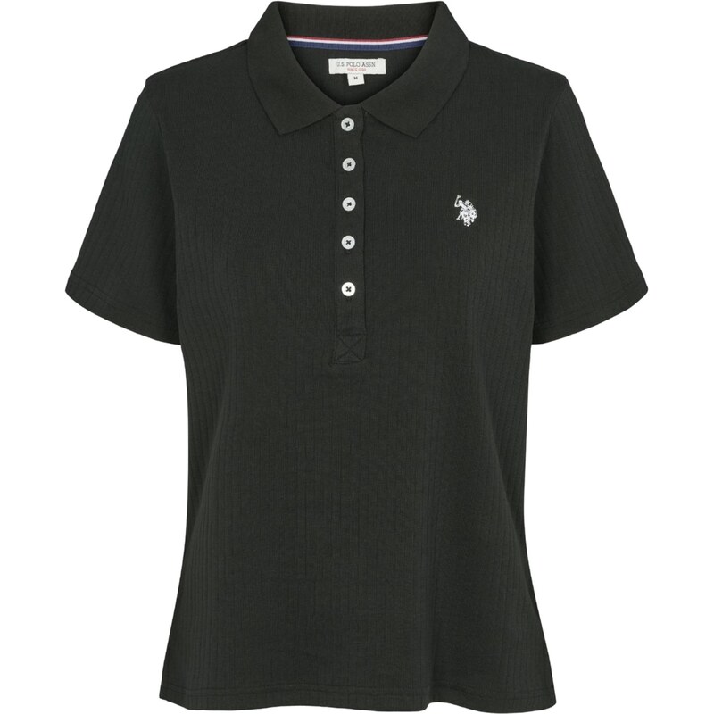 U.S. POLO ASSN. Tričko UWHelga černá / bílá