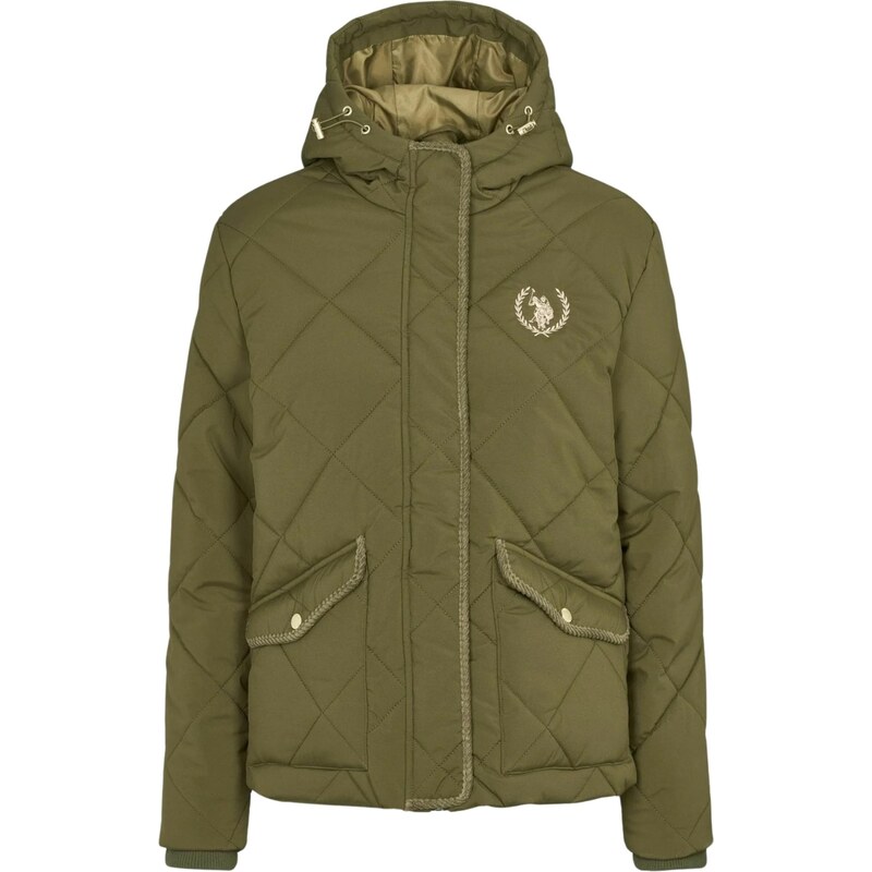U.S. POLO ASSN. Přechodná bunda UWKenya olivová