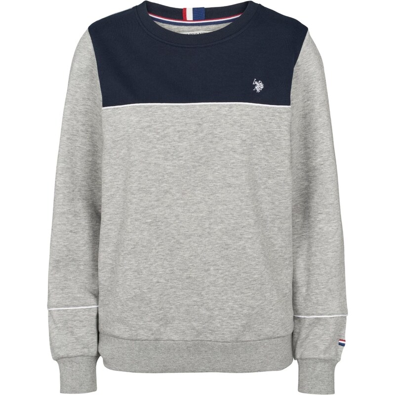 U.S. POLO ASSN. Svetr Klara šedý melír / černá