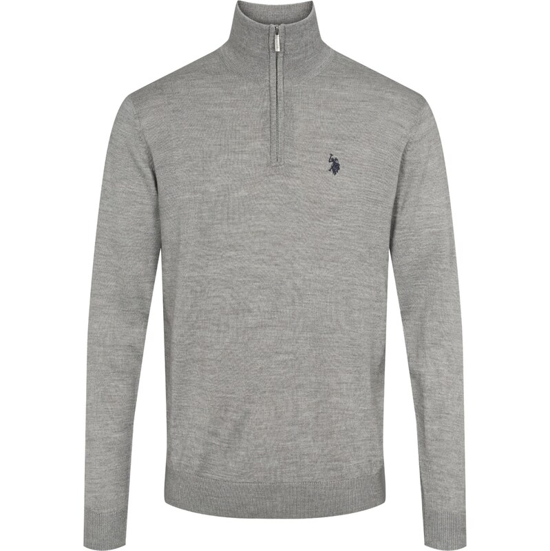 U.S. POLO ASSN. Svetr UMMason šedá