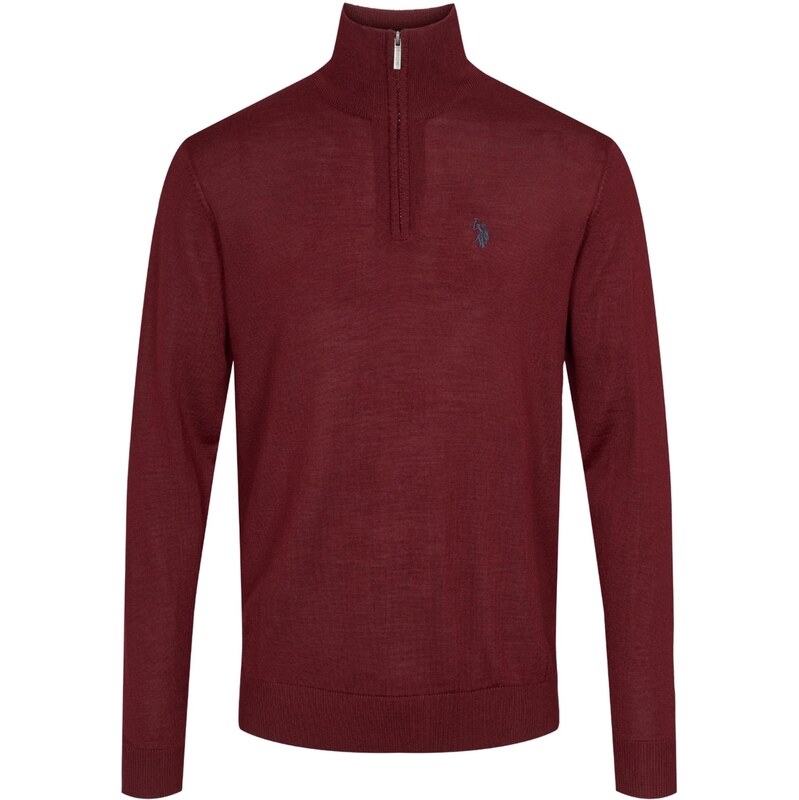 U.S. POLO ASSN. Svetr UMMason červená