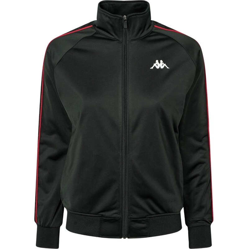 KAPPA Sportovní bunda KWBanda Wanniston červená / černá / bílá 109780658