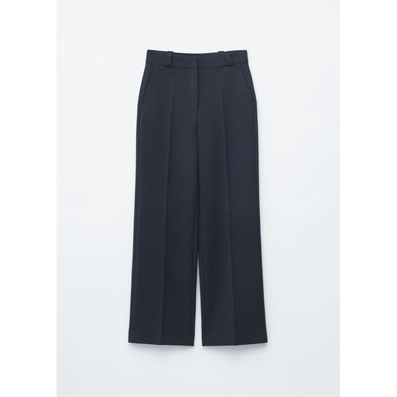H&M - Kalhotys rovnými puky - modrá 108131233