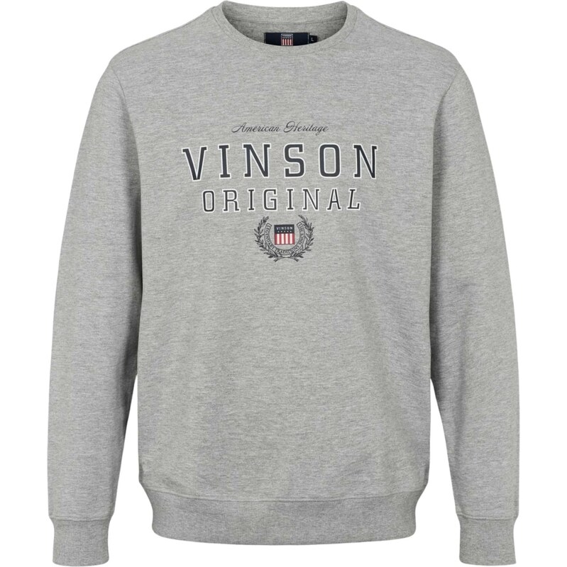 VINSON Svetr VMRandy šedý melír