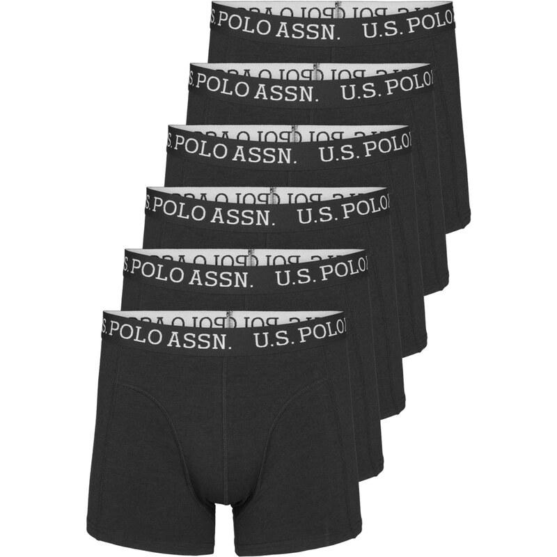 U.S. POLO ASSN. Boxerky UMWilly černá / bílá