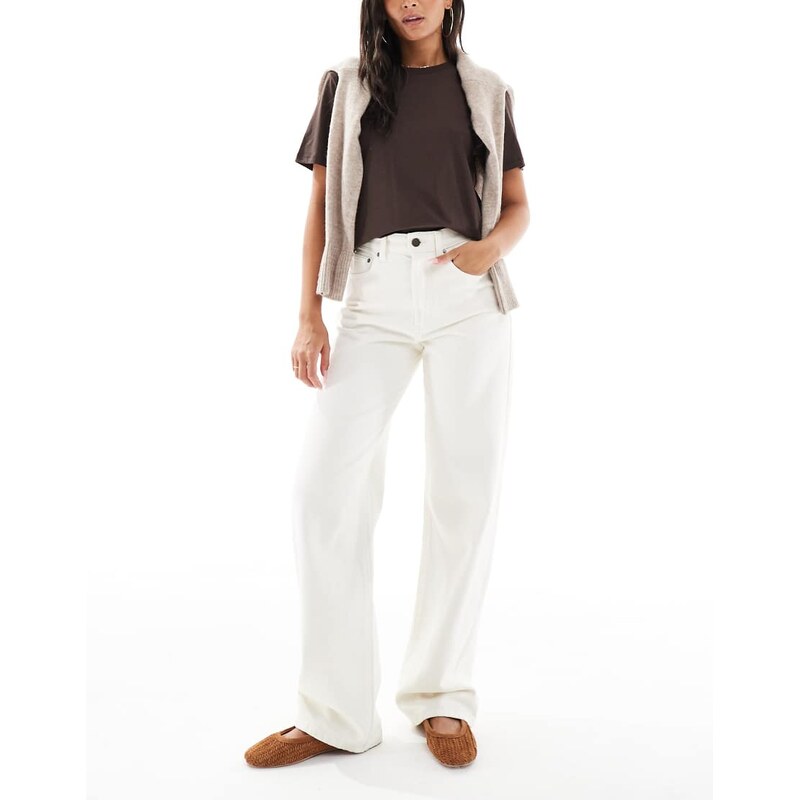 Cotton On 91 straight jean in bone-Blue