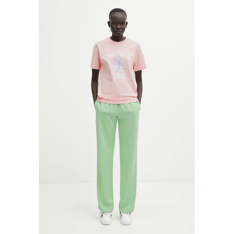 Bavlněné tričko A Bathing Ape Palm Tree Camo
