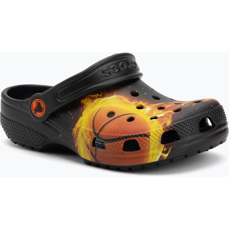 Dětské nazouváky Crocs Flaming Bball Clog Kids black