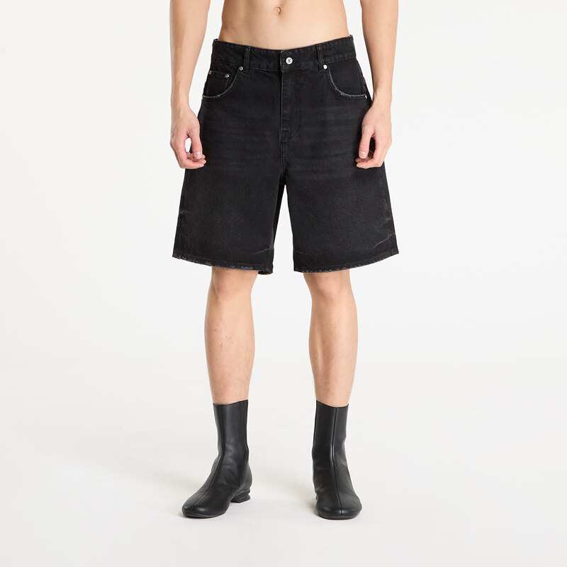 Šortky REPRESENT R10T Tailored Denim Shorts Black W31