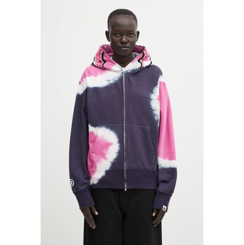 Mikina A Bathing Ape Hand Dye Shark