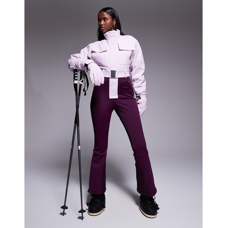 ASOS 4505 Ski & Snow ASOS 4505 Ski colourblock funnel neck belted kick 115511704
