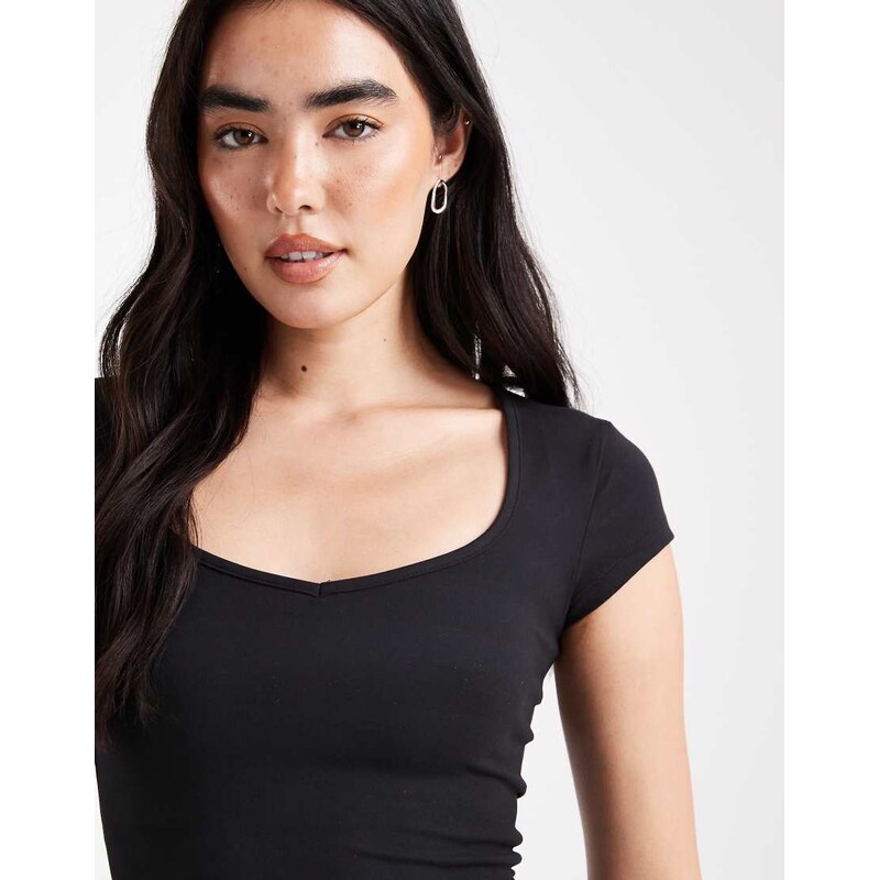 Cotton On Hold me short sleeve in black