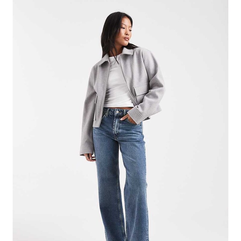 ASOS Petite ASOS DESIGN Petite comfort stretch straight leg jean in 109790038