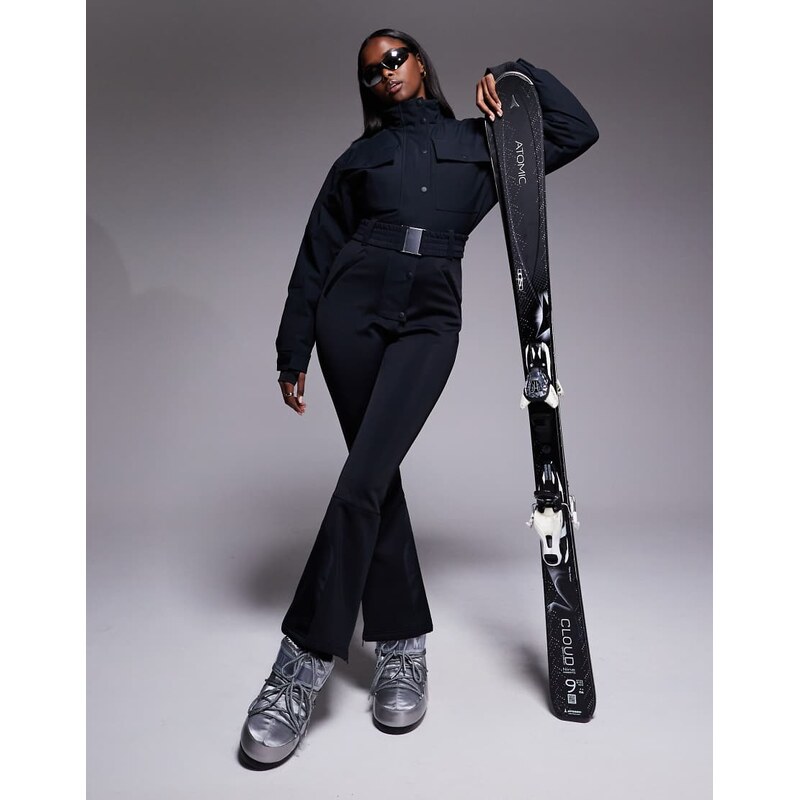 ASOS 4505 Ski & Snow ASOS 4505 Ski funnel neck kick flare belted ski 109789980