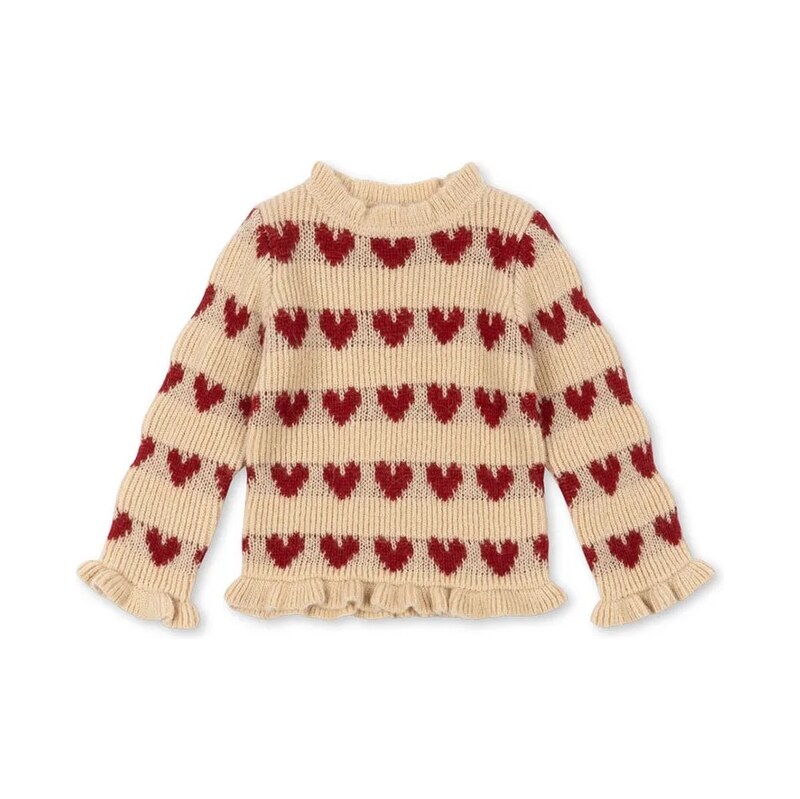 Dětský svetr s příměsí vlny Konges Sløjd LAULA SWEATER 110048343