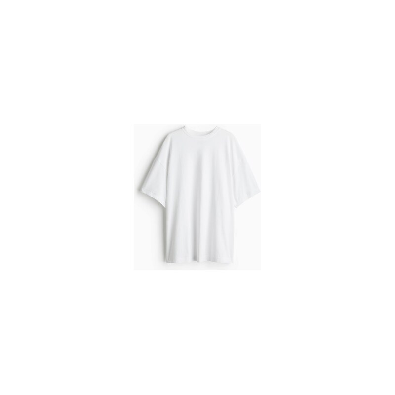 H&M - Oversized tričko - Bílá