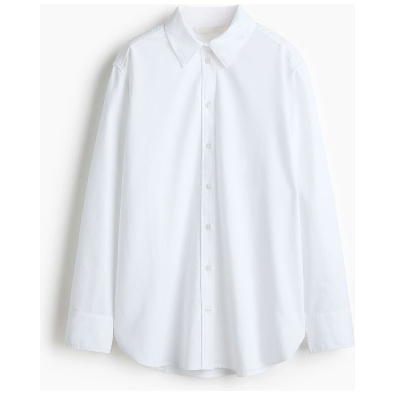 H&M - Košile oxford - Bílá
