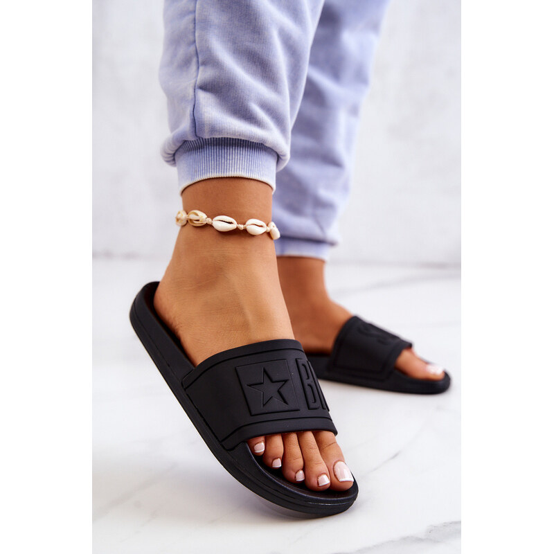 Big Star Shoes Dámské Nazouváky Big Star Černé DD274A271