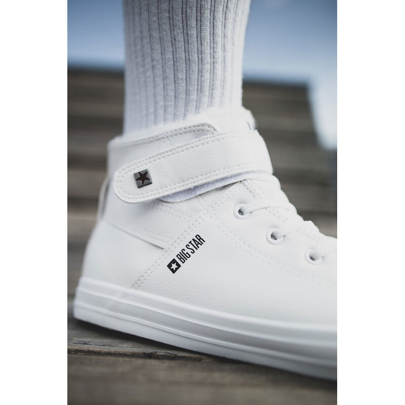 Big Star Shoes Pánské Tenisky Big Star zateplené Bílé Y174024FW