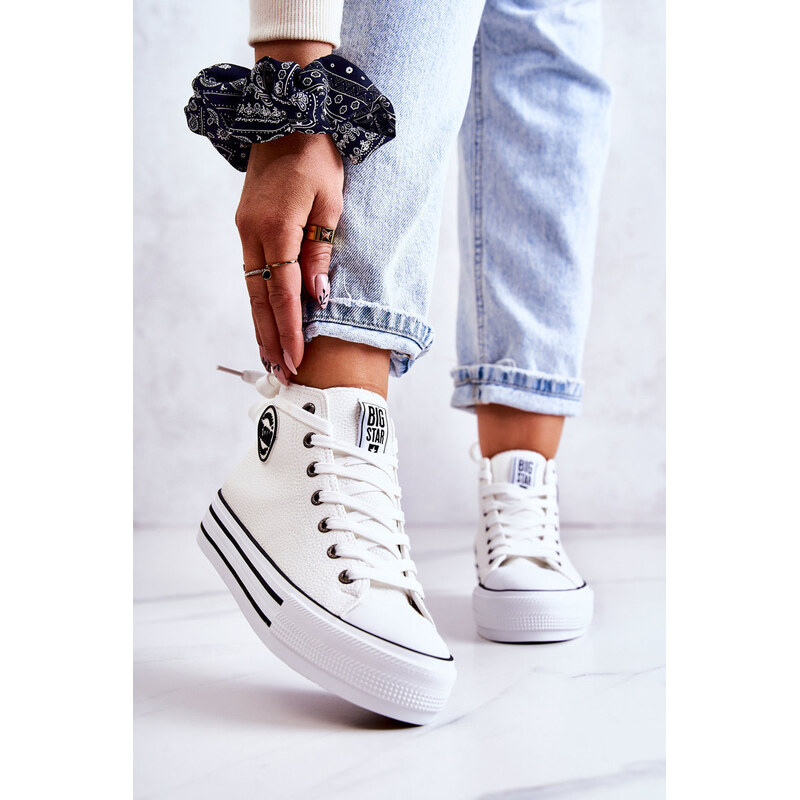 Big Star Shoes Dámské Tenisky Big Star Bily GG274013