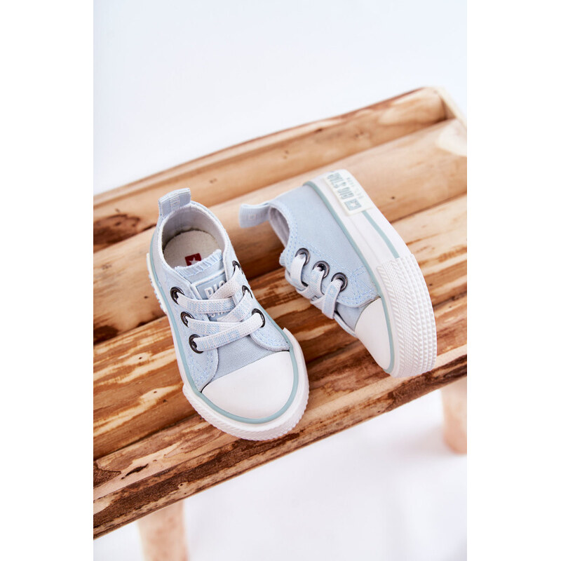 Big Star Shoes Dětské látkové tenisky BIG STAR KK374053 Modrá