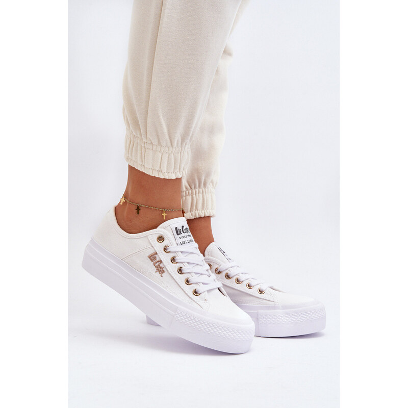 Bílé Dámské Tenisky na Platformě Lee Cooper LCW-24-31-2725 109811841