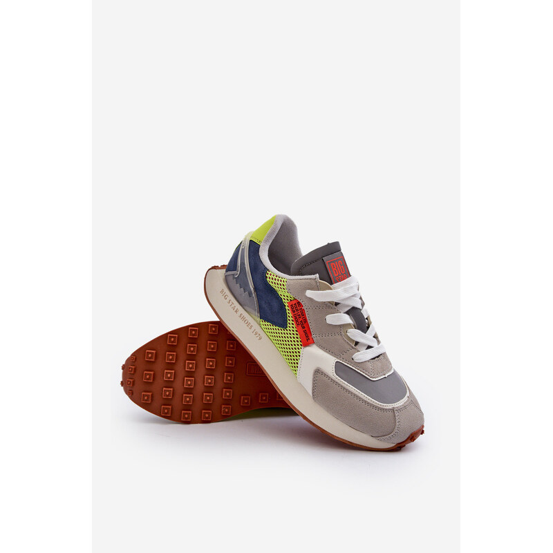 Pánské sportovní tenisky s Memory Foam od Big Star šedé model