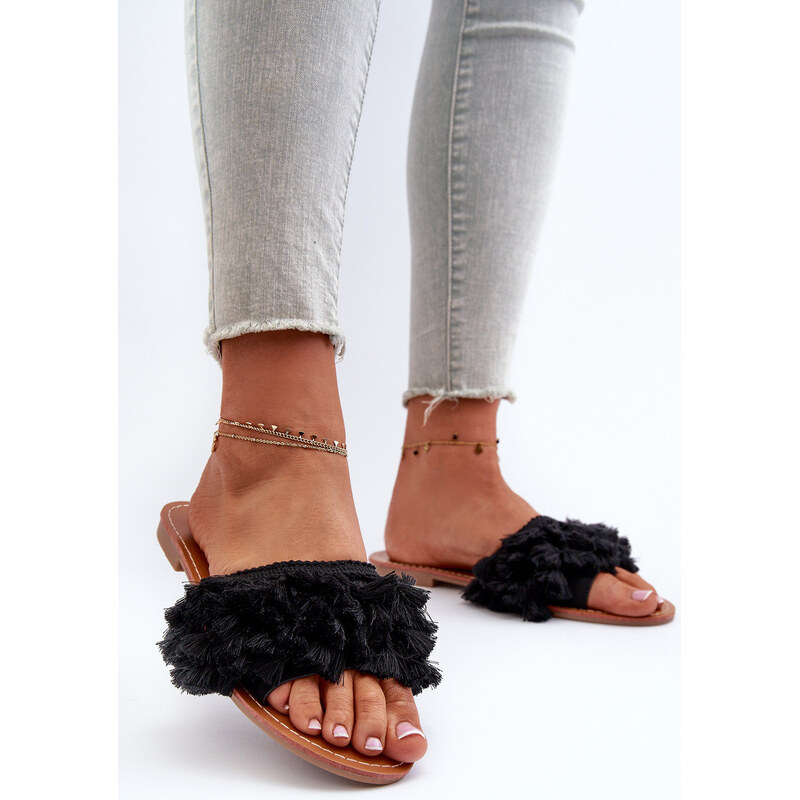 Dámské černé sandály model 21656748 - Boto