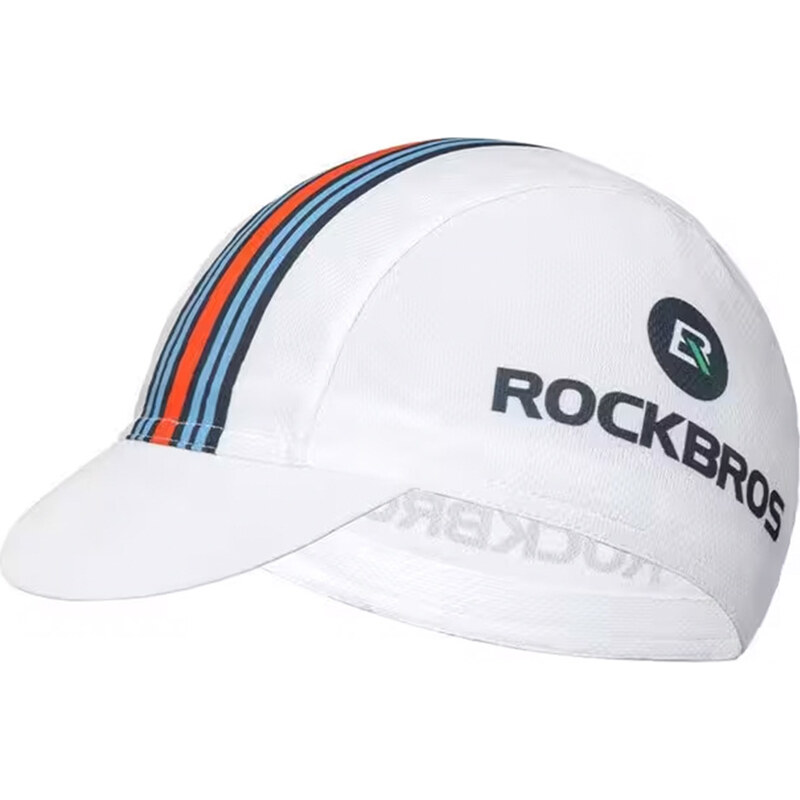 Cyklistická čepice Rockbros MZ10022 s kšiltem - bílá
