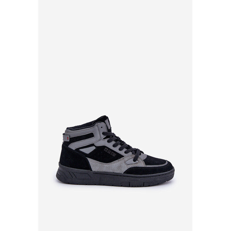 Big Star Shoes Semišové Pánské Tenisky Big Star OO174303 Hi-Poly