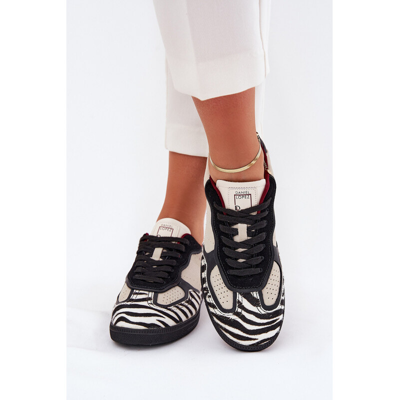 Dámské tenisky Daniel Lopez Just Dare SS2D4015 Zebra Béžové 109815015