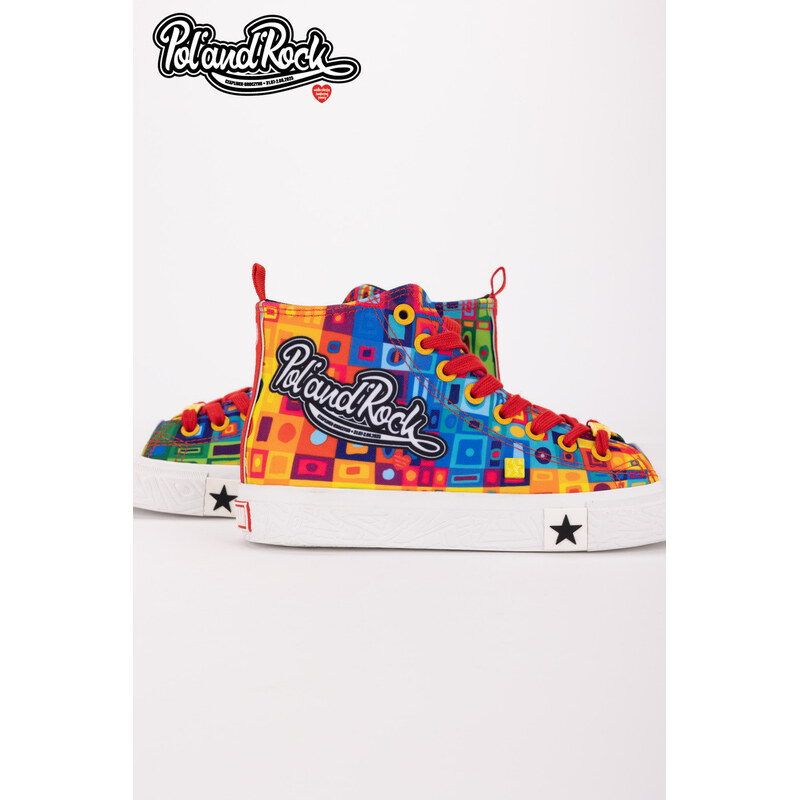 Big Star Shoes Tenisky PolandRock Festival X Big Star SS174504