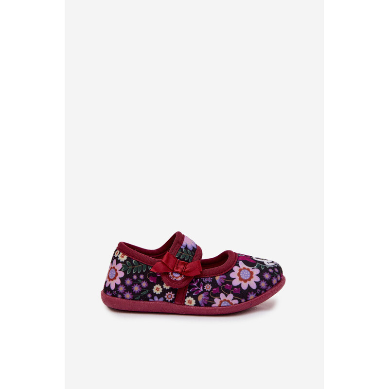 Boto Balerínky Bačkory Pro Dívky MINNIE MOUSE Bordeaux Nomi