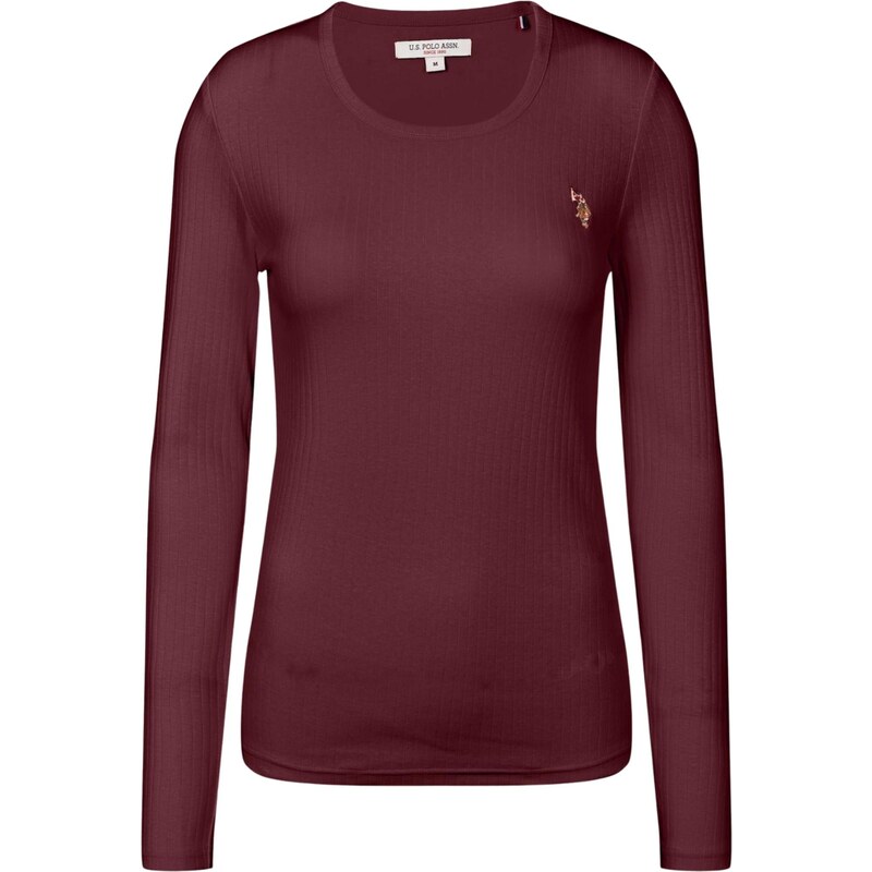 U.S. POLO ASSN. Top burgundská červeň