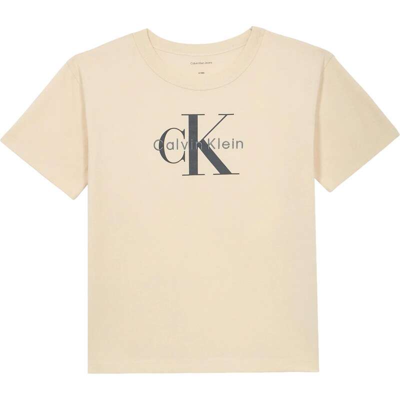 Calvin Klein Jeans Tričko antracitová / režná