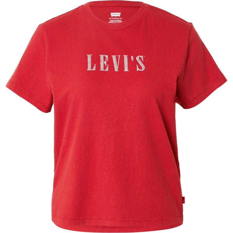 LEVIS  Tričko Classic červená / průhledná