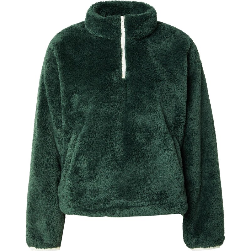 LEVIS  Svetr Gemma Sherpa 1/4 Zip Sweatshirt tmavě zelená