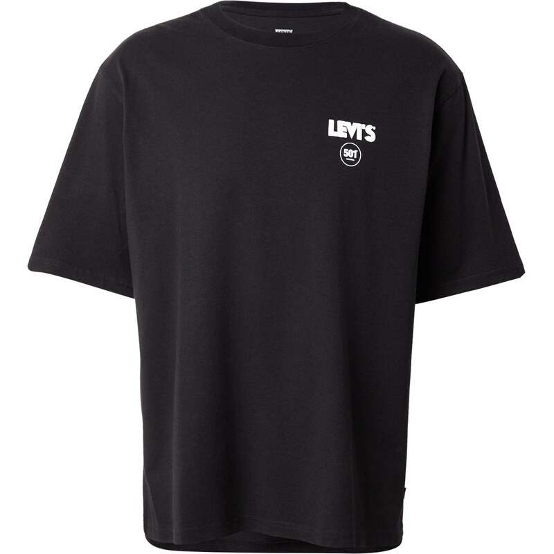 LEVIS  Tričko Half Sleeve Tee černá / bílá