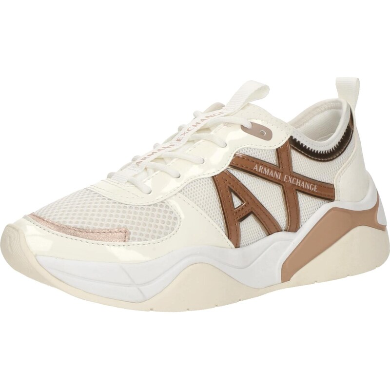 ARMANI EXCHANGE Tenisky hnědá / offwhite