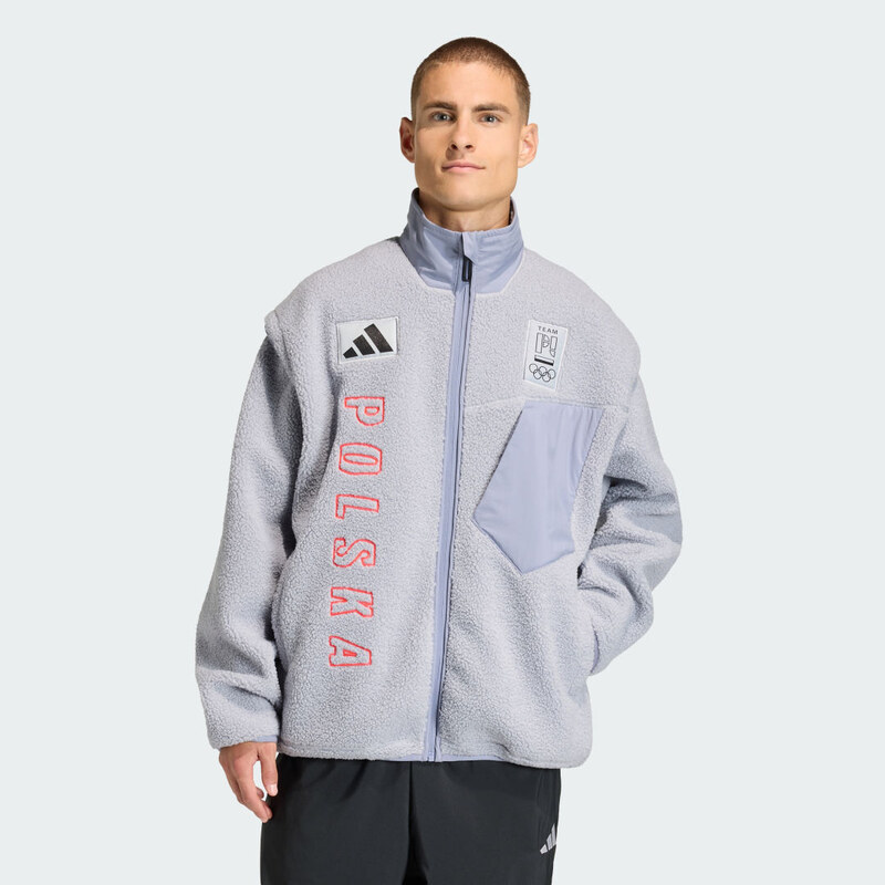 Adidas FLÍSOVÁ BUNDA S VYSOKÝM VLASEM POC XPLORIC