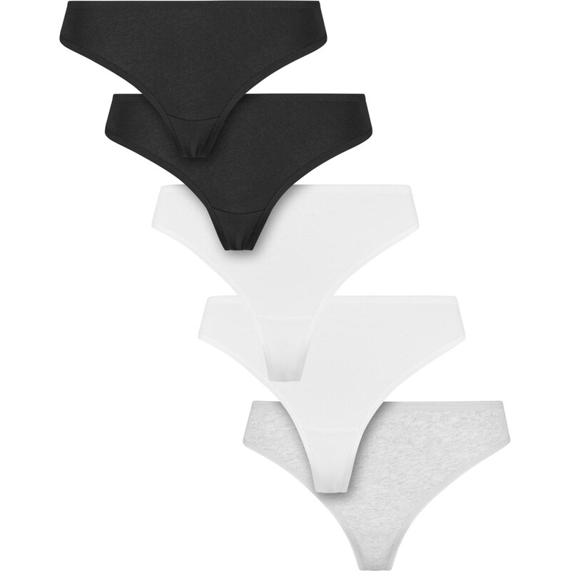 Urban Classics Tanga šedý melír / černá / bílá 110978845