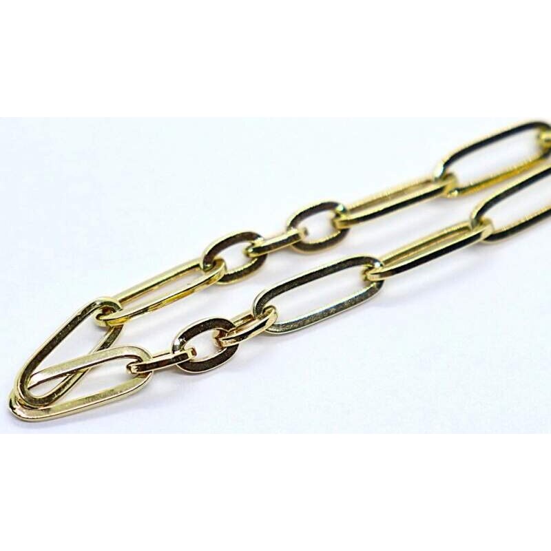 Klenoty Budín Dámský mohutný pevný zlatý náramek 20cm 585/2,43gr