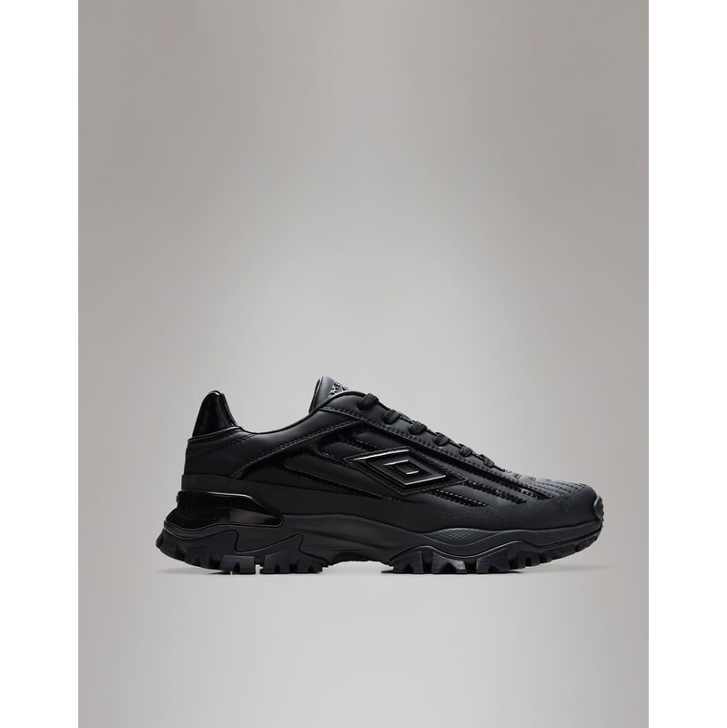 Rains X Umbro logo trainers in black
